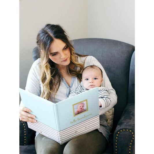 Pearhead - Baby Book Hello Baby - Blue