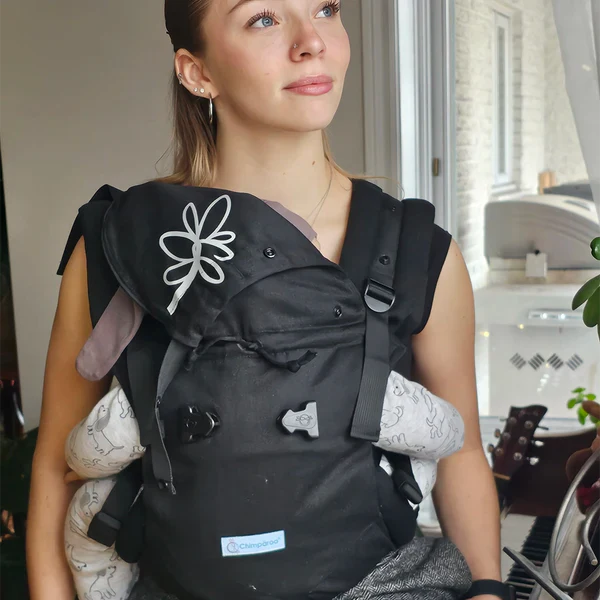 CHIMPAROO Pöopngo Baby Carrier Black
