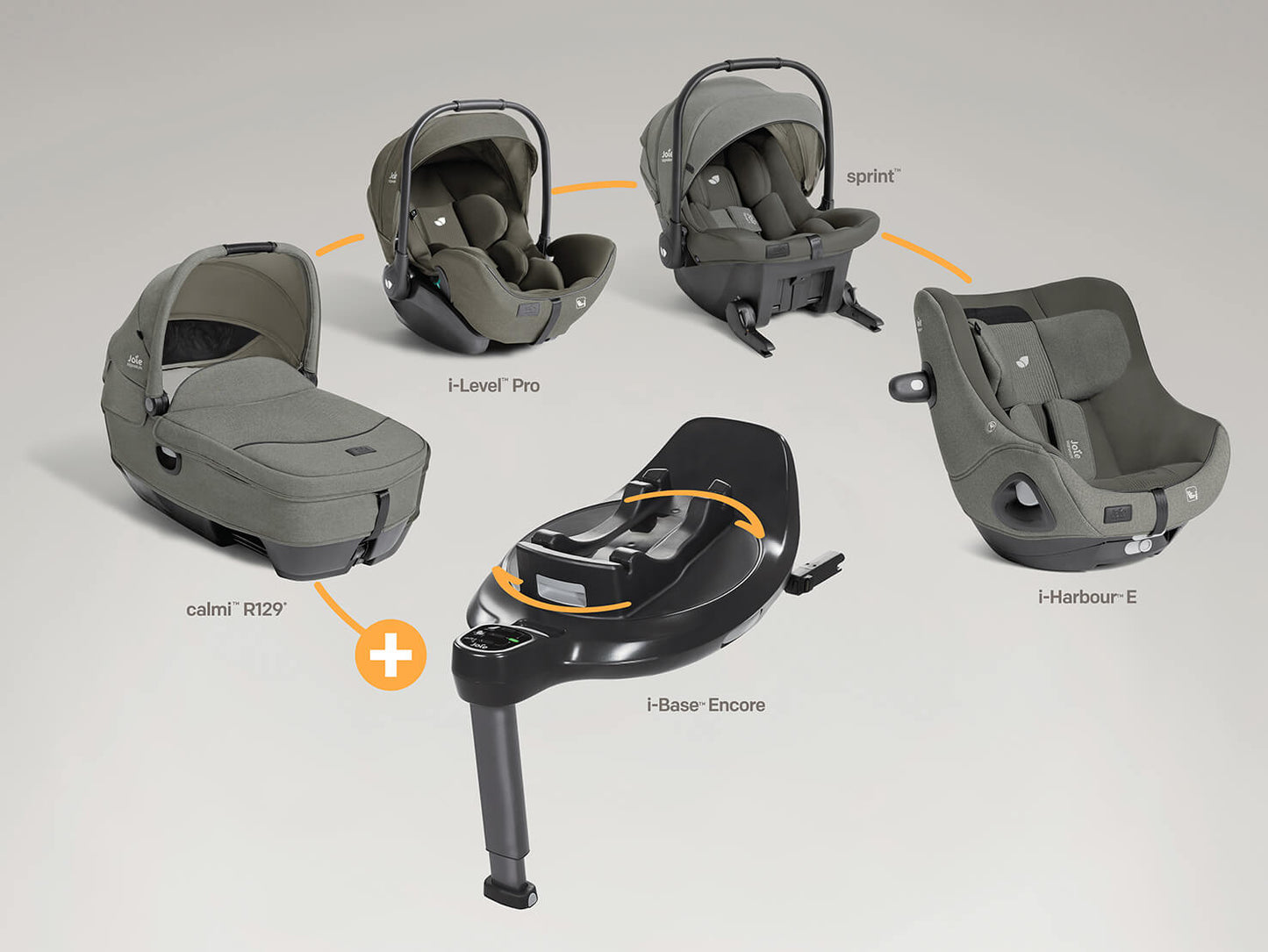 Joie - i-base Encore For I-Level Pro - Car Seat - Black