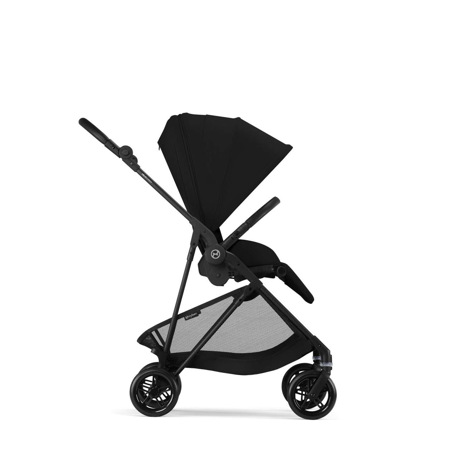 Cybex Melio Carbon B/Magic Black + Cloud-G car seat (Base G & Adapters are optional)