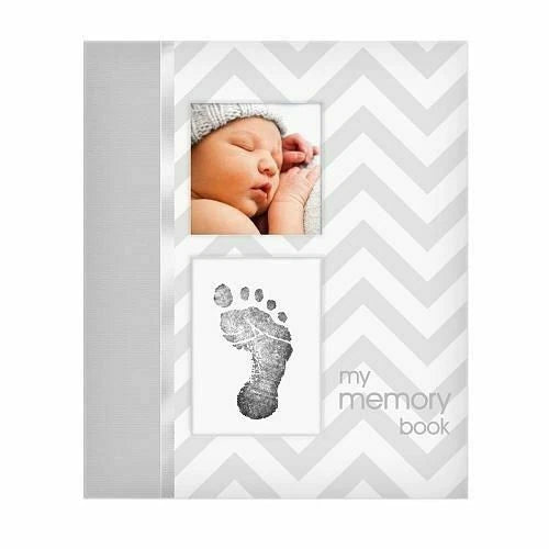 Pearhead - Classic Baby Book - Grey