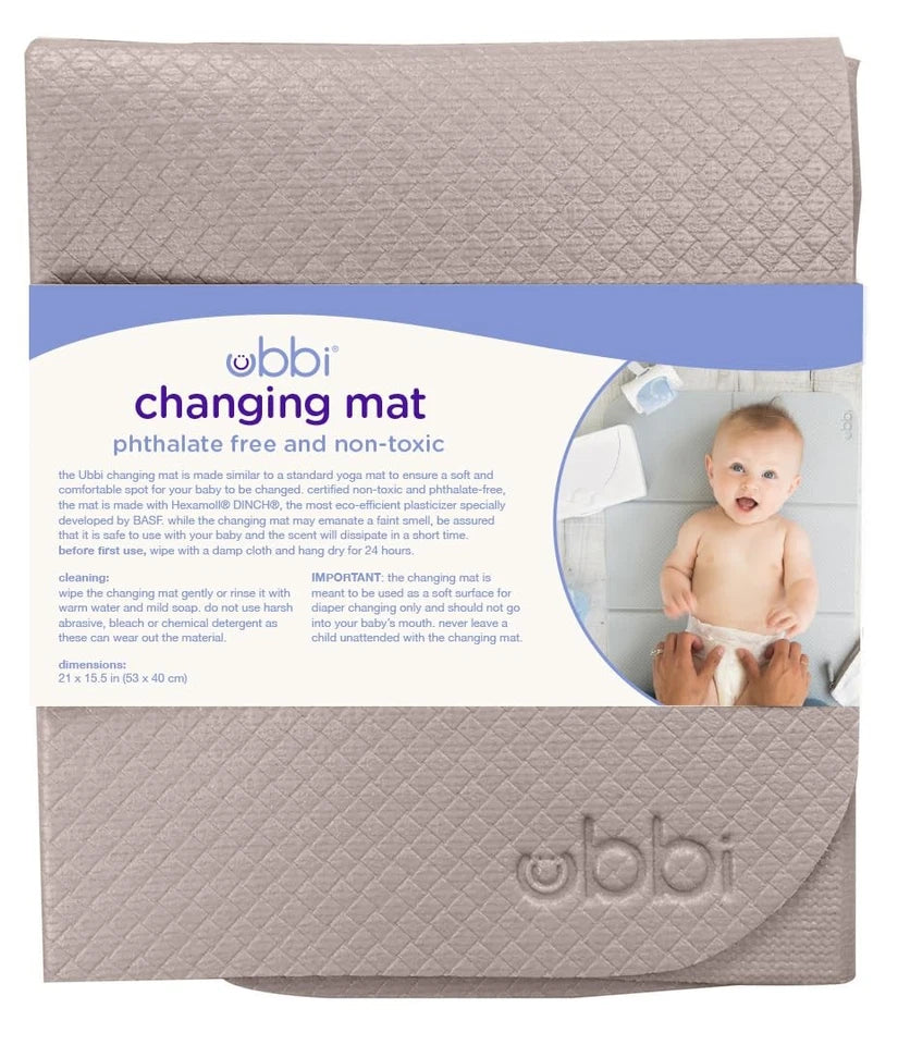 Ubbi - On The Go Changing Mat - Taupe
