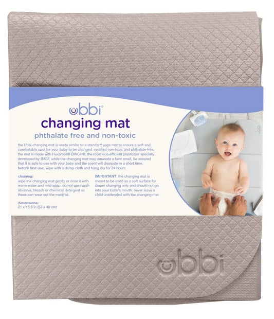 Ubbi - On The Go Changing Mat - Taupe