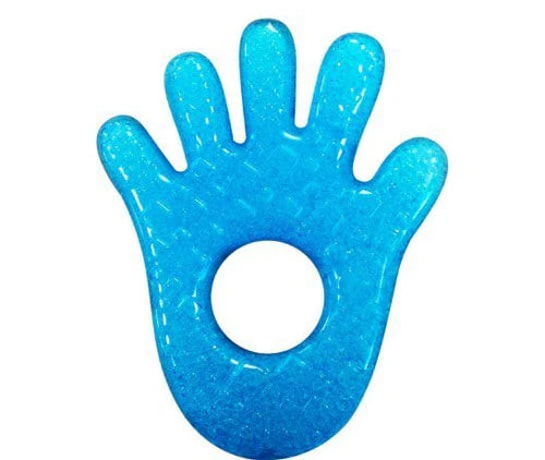 Munchkin - Fun Ice Chewy Teether 0m+ - Blue Hand Shape
