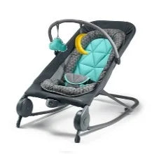 2IN1 BOUNCER ROCKER GRAY TEAL US ONLY