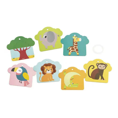 Janod - Savannah Tactile Cards Set