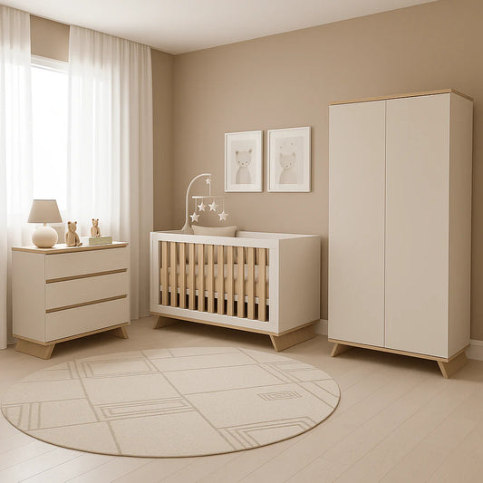 Faktum - Sienna 2 Doors Wardrobe Modern Push Open Doors - Cashmere