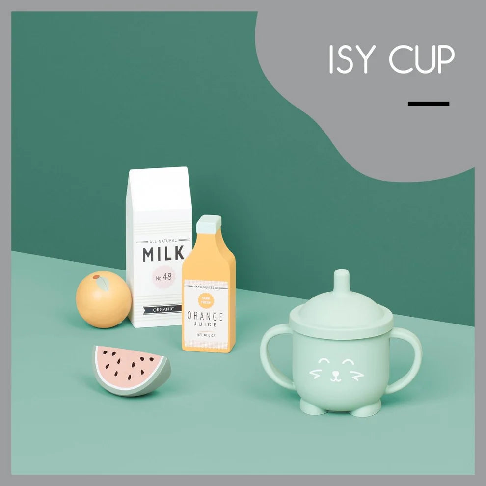 Babymoov - ISY Cup Fox Silicone - Powder Blue