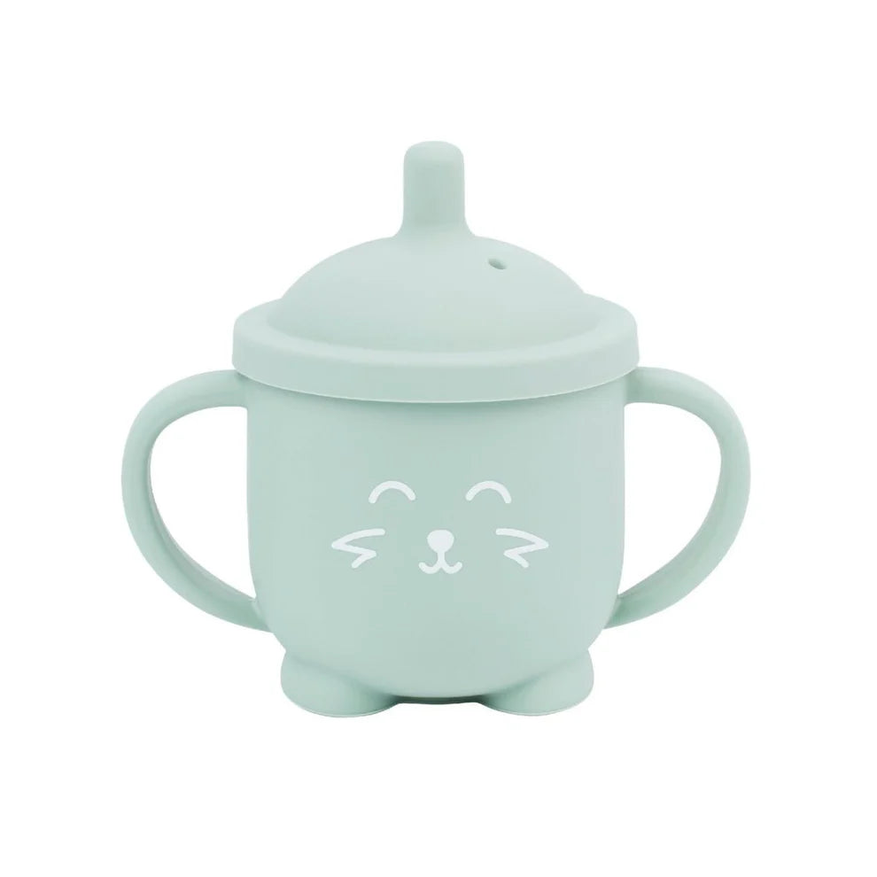 Babymoov - ISY Cup Fox Silicone - Powder Blue