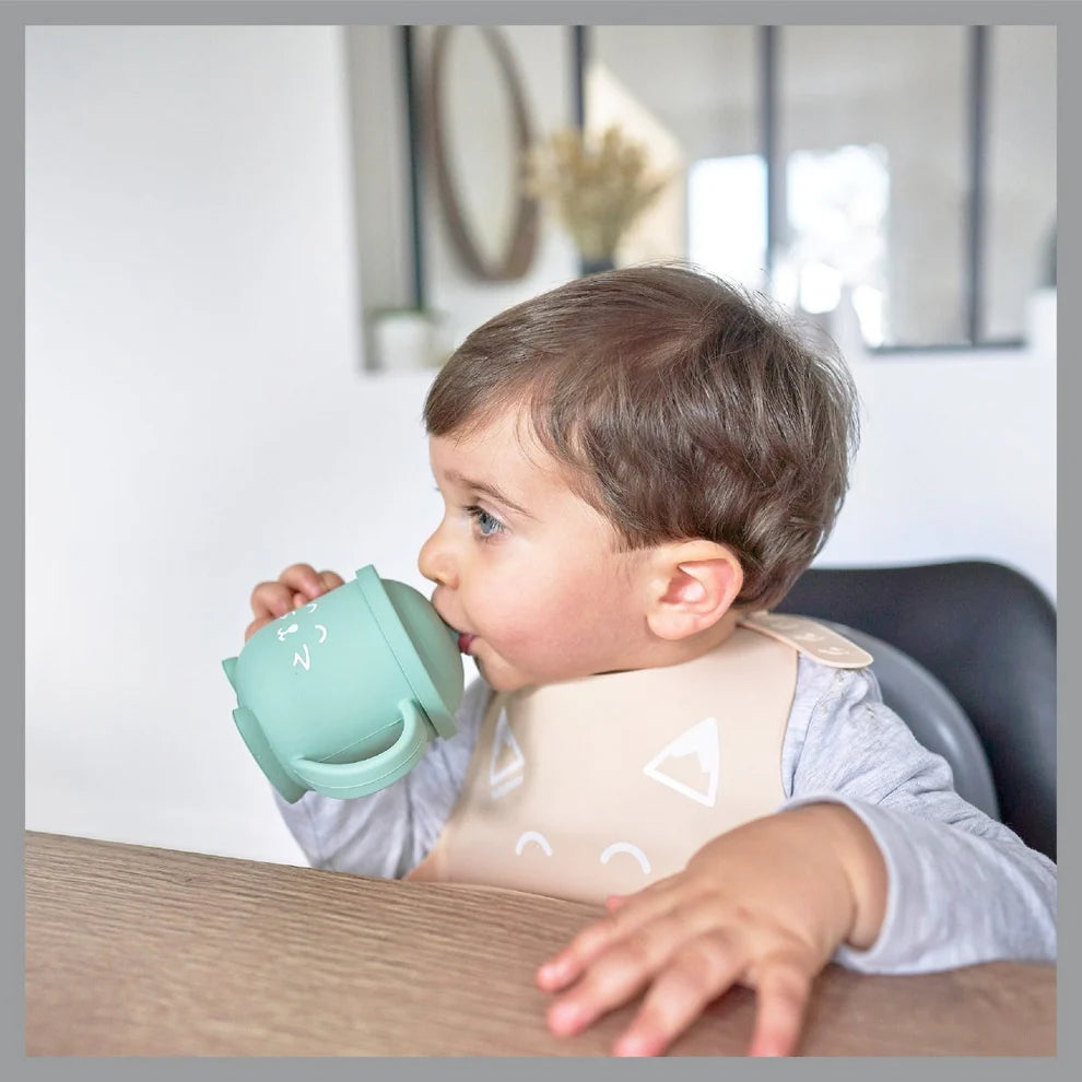 Babymoov - ISY Cup Fox Silicone - Powder Blue