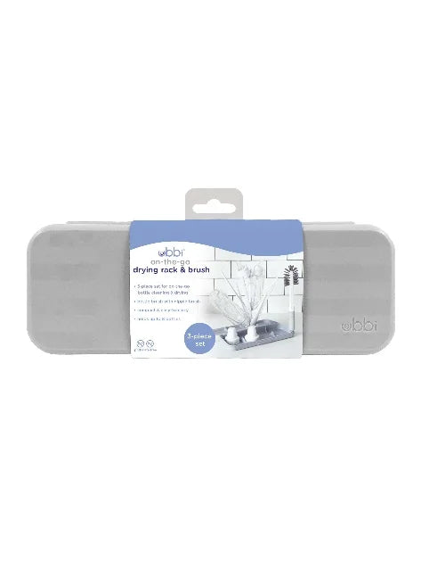 Ubbi On The Go Drying Rack-Grey