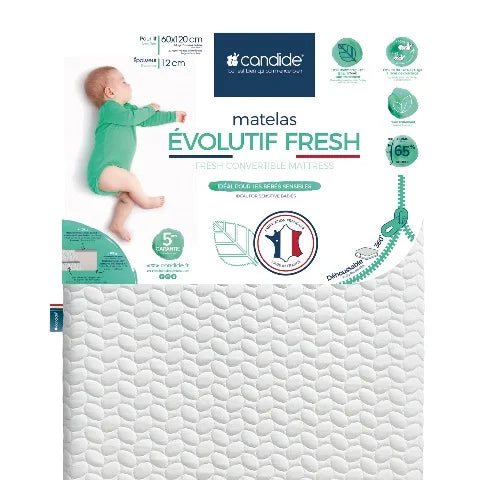 Candide Fresh Convertible 360° Mattress 70x140x12 cm