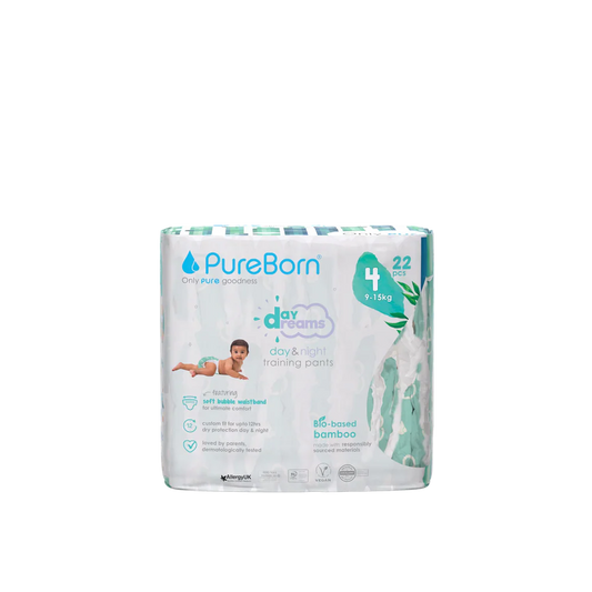 Pureborn - Organic Bamboo Diapers - Size 4