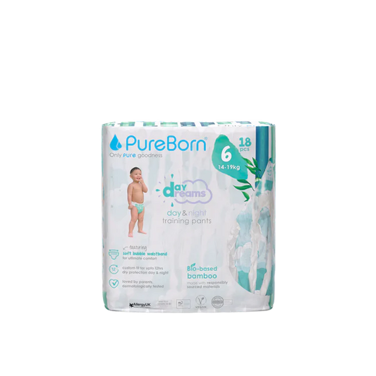 Pureborn - Organic Bamboo Diapers - Size 6