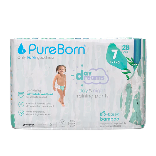 Pureborn - Organic Bamboo Diapers - Size 7