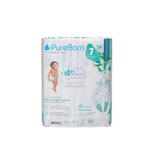 Pureborn - Organic Bamboo Diapers - Size 7