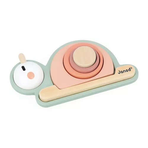 Janod Stackable Sensory Snail Sweet Cocoon
