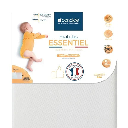 Candide Essential Mattress 60x120x10 cm 
