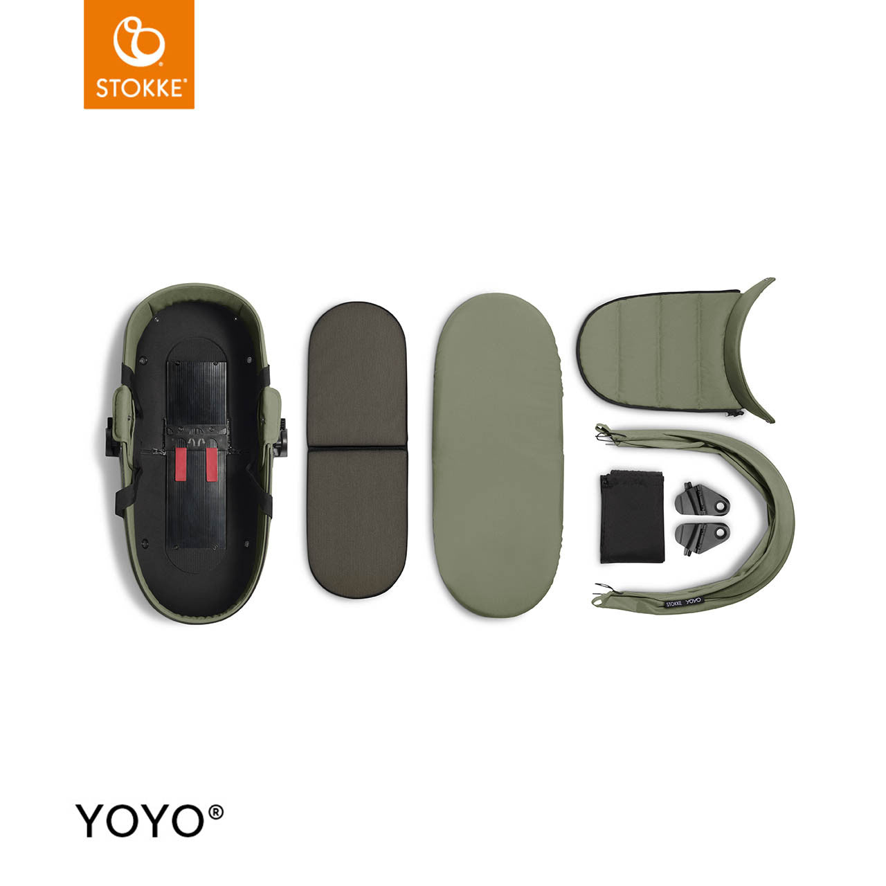 Stokke - Yoyo Newborn Shell - Olive - (Travel)