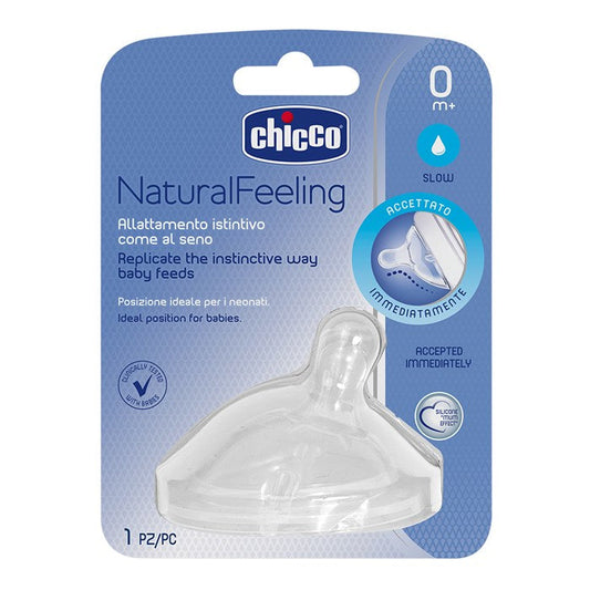 Chicco D-NaturalFeeling TEAT 0m+ REGULARflow 1pc