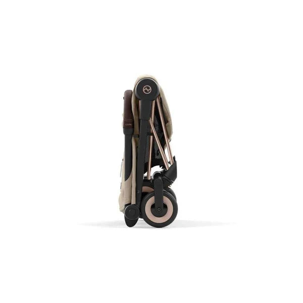 Cybex Coya Stroller Rosegold Cozy Beige + Cloud-G car seat (Base G, Adapters & bumper bar are optional)