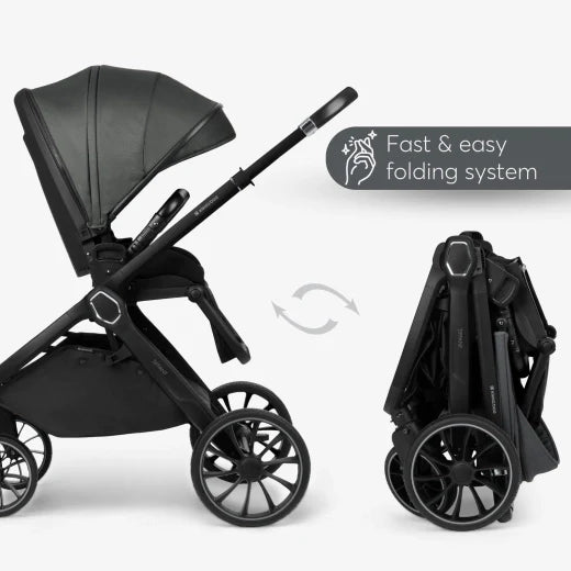 Stroller 2in1 with carrycot Tiffany Dark Grey 2024
