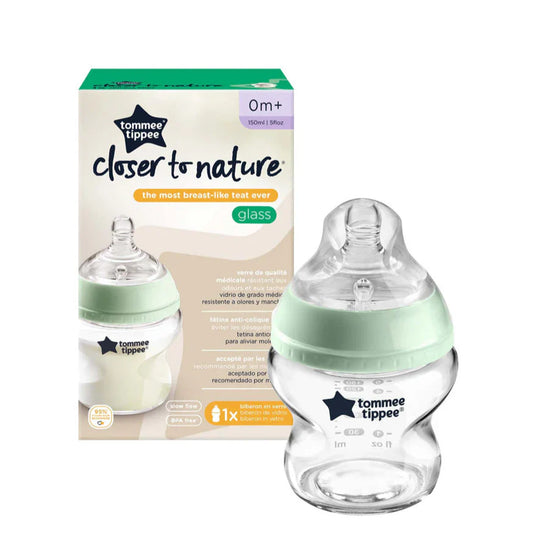 (TOMMEE TIPPEE)150ML GLASS BOTTLE