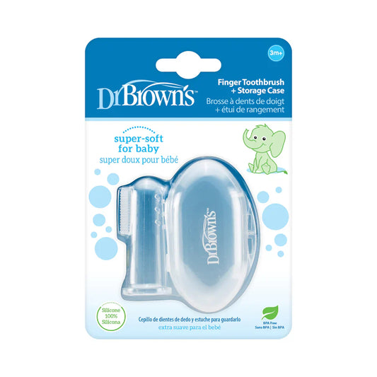 Silicone Finger Toothbrush with Case