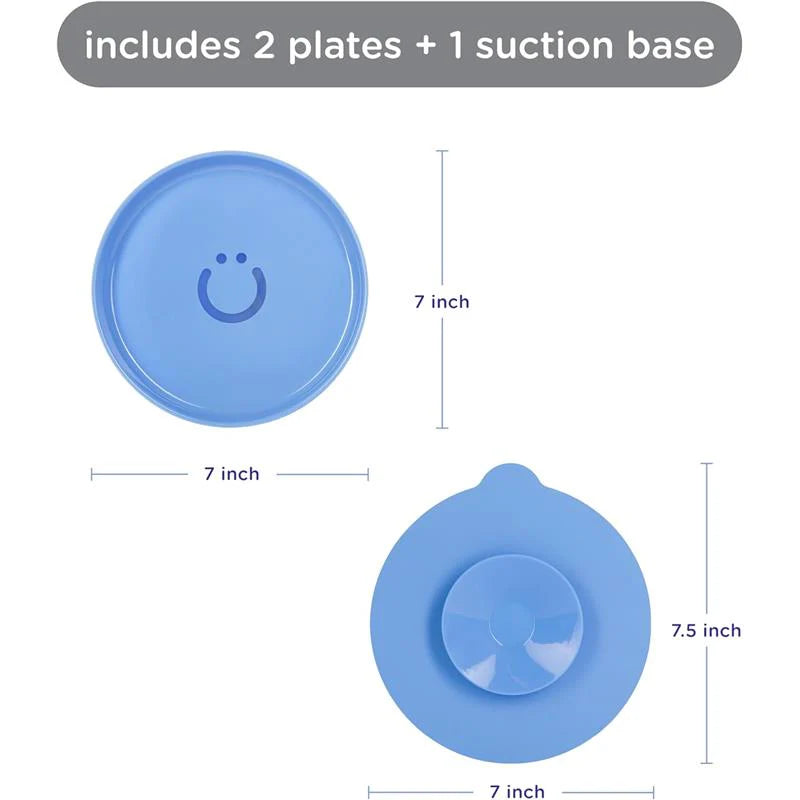 Ubbi - 2 Plates - Suction Cup - Polaris
