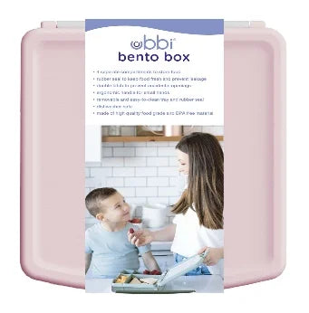 Ubbi Bento Box Blush Pink