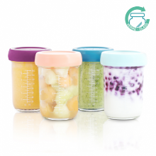 Glass babybols (4x220ml)