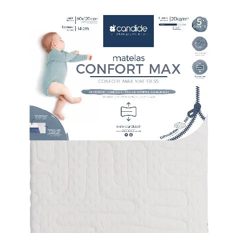 Candide Comfort Max 360° Mattress 60x120x14 cm