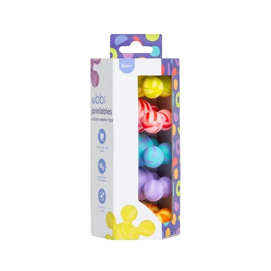 Ubbi Joinibble Silicone Teether Toys 5pk