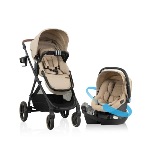 EVENFLO SHYFT INTUITI PLUS TRAVEL SYSTEM TRAVERTINE