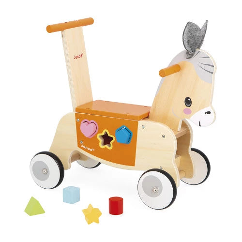 Janod - Wooden Donkey Carrier