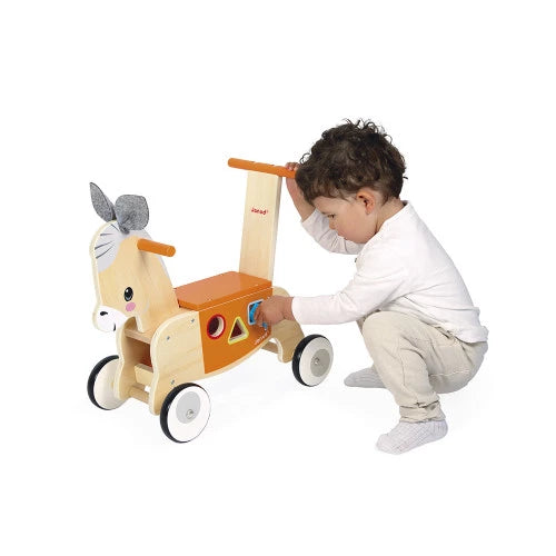 Janod - Wooden Donkey Carrier