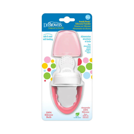 Silicone Fresh Feeder 6m+, Pink