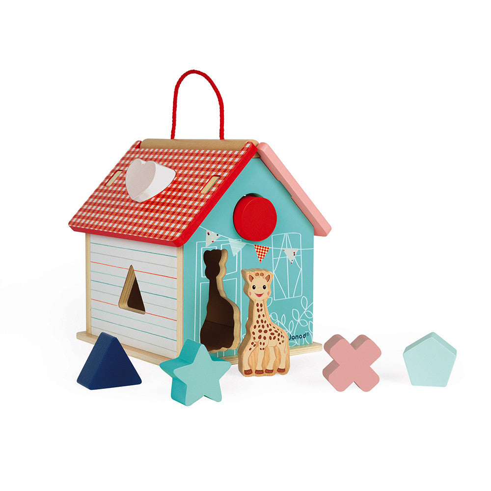 Janod - Sophie La Girafe Sorting - Wooden House