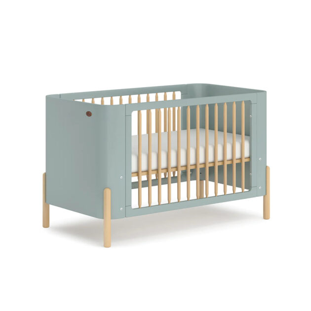 Nova Baby Cot & Mattress - Blue