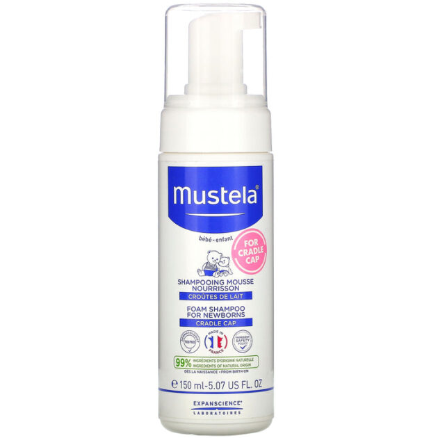 mustela foaming shampoo for newborns