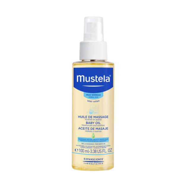 mustela baby massage oil 100 ml.