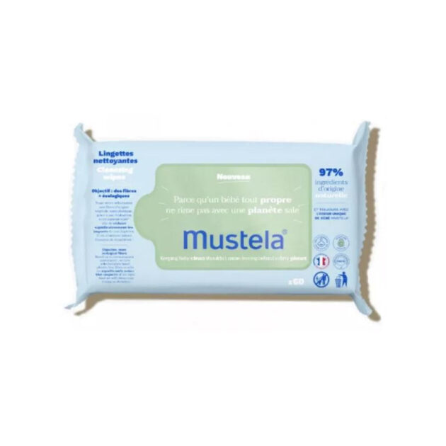 mustela cleansing baby wipes 70 pieces