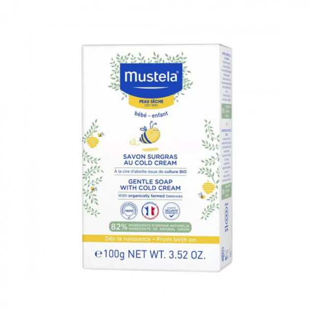 mustela gentle soap with cold cream 100 gram