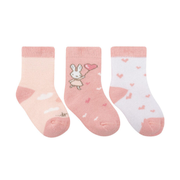 Baby Thermal Socks Rabbits in Love 6-12 m