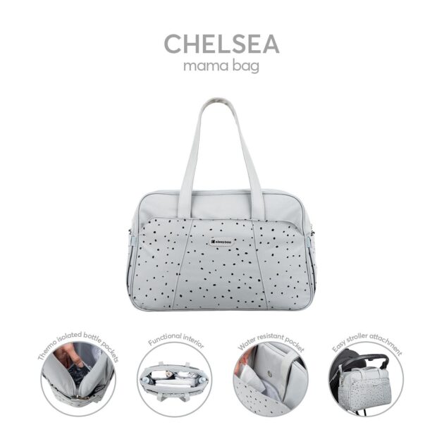 Mama bag Chelsea Dots Grey