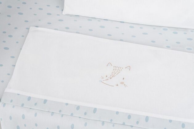 Little Fox mini cot bedding set