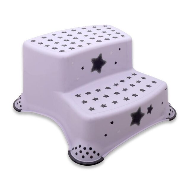 Double Step Stool "STARS"