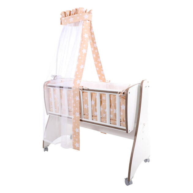 SET FIRST DREAMS RANFORCE BEIGE STARS